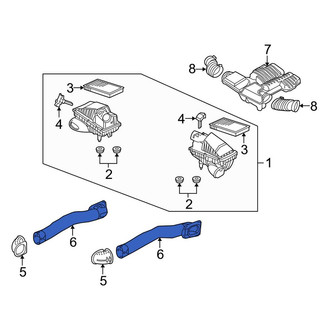 Land Rover OE - Left Engine Air Intake Hose