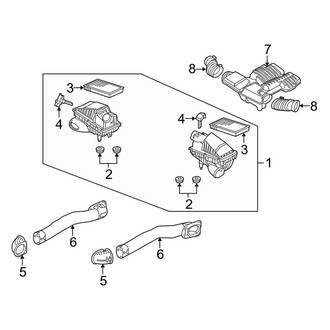 Land Rover OE - Engine - Air Intake (5.0L)