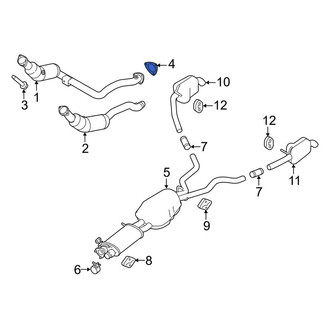 Land Rover OE - Rear Right Catalytic Converter Gasket