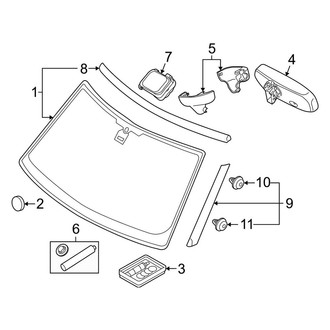 Land Rover OE - Windshield - Glass