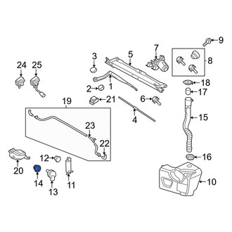 Land Rover OE - Washer Fluid Level Sensor Seal