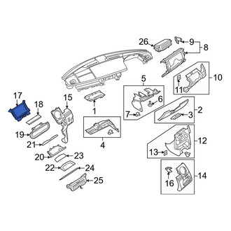 Land Rover OE - Center Instrument Panel Cover