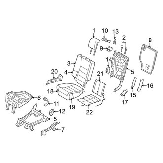 Land Rover OE - Seats & Tracks - Second Row Seats (35% Seat, 65/35 Seats)