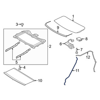 Land Rover OE - Front Sunroof Drain Hose
