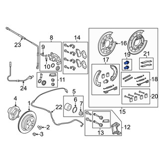 Land Rover OE - Rear Parking Brake Adjuster