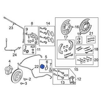 Land Rover OE - Rear Wheel Bearing