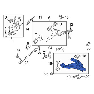 Land Rover OE - Rear Left Lower Suspension Control Arm