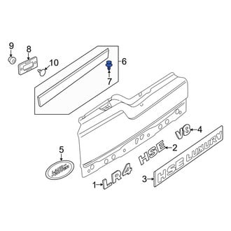 Land Rover OE - Wheel Arch Molding Clip