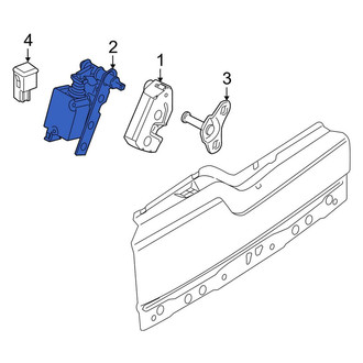 Land Rover OE - Rear Left Tailgate Lock Actuator Motor