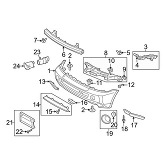 Land Rover OE - Front Bumper - Bumper & Components (4.2L)