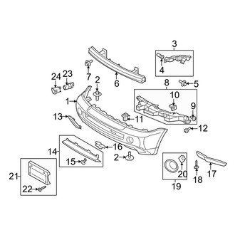 Land Rover OE - Front Bumper - Bumper & Components (4.4L)