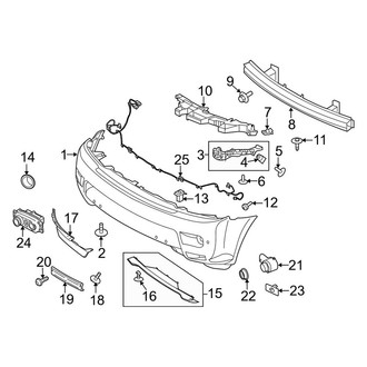 Land Rover OE - Front Bumper - Bumper & Components