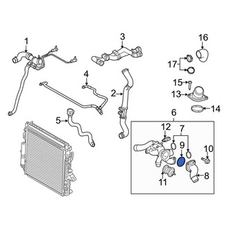 Land Rover OE - Engine Coolant Thermostat Housing Gasket