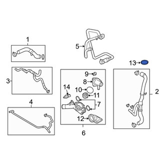 Land Rover OE - Engine Coolant Water Inlet Gasket