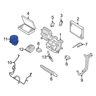 Land Rover OE - HVAC Blower Motor Assembly