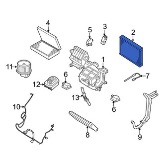 Land Rover OE - Front A/C Evaporator Core