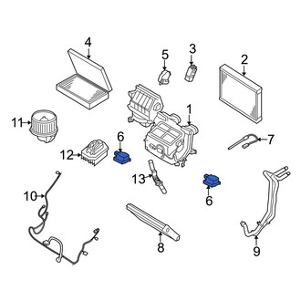 Land Rover OE - HVAC Air Inlet Door Actuator