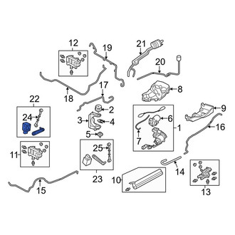 Land Rover OE - Front Suspension Ride Height Sensor