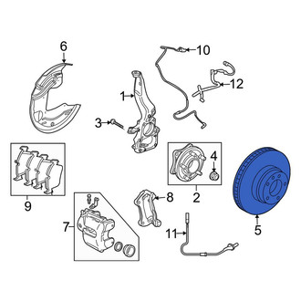 Land Rover OE - Front Disc Brake Rotor
