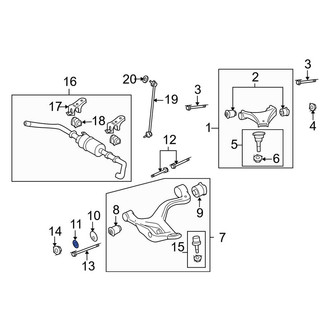 Land Rover OE - Front Outer Suspension Control Arm Washer
