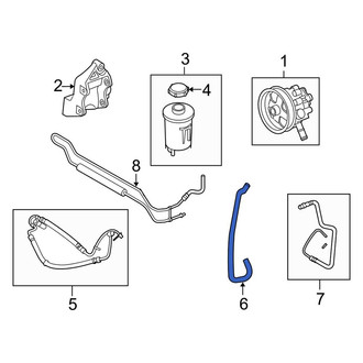 Land Rover OE - Power Steering Return Hose