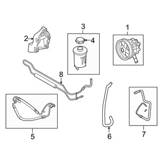 Land Rover OE - Steering Gear & Linkage - Pump & Hoses (HSE / Supercharged)