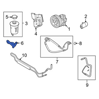 Land Rover OE - Power Steering Return Hose