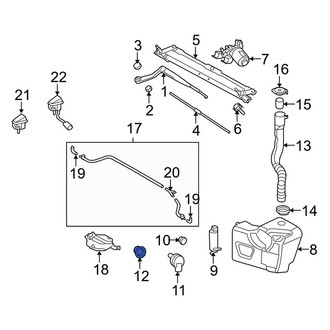 Land Rover OE - Washer Fluid Level Sensor Seal