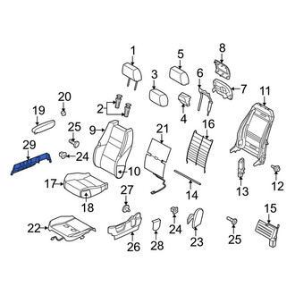 Land Rover OE - Left Seat Trim Panel