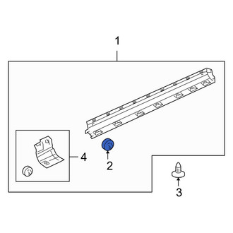 Land Rover OE - Rocker Panel Molding Clip