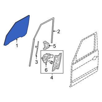 Land Rover OE - Left Door Glass