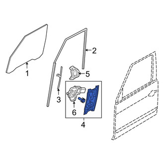 Land Rover OE - Front Left Window Regulator