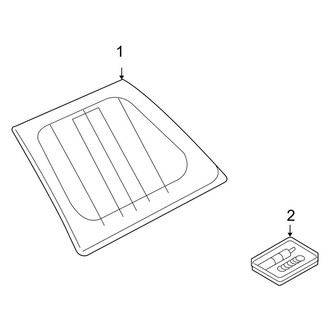 Land Rover OE - Quarter Panel - Glass