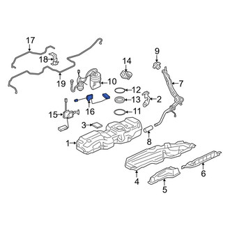 Land Rover OE - Rear Fuel Sender and Hanger Assembly