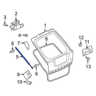 Land Rover OE - Liftgate Lift Support