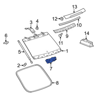 Land Rover OE - Rear Liftgate Latch