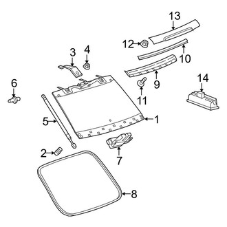 Land Rover OE - Lift Gate - Glass
