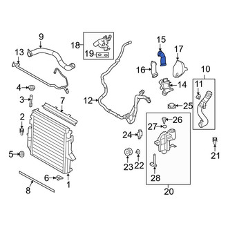 Land Rover OE - Upper Radiator Coolant Hose