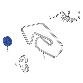Land Rover OE - Lower Accessory Drive Belt Idler Pulley