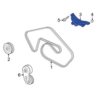 Land Rover OE - A/C Drive Belt Idler Pulley Bracket