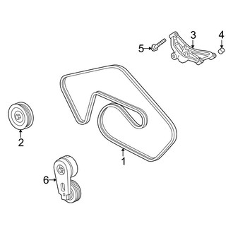 Land Rover OE - Cooling - Belts & Pulleys (Primary), (GT Limited Edition 3 / HSE / HSE Lux)