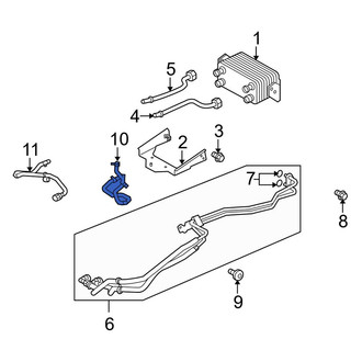 Land Rover OE - Automatic Transmission Oil Cooler Hose