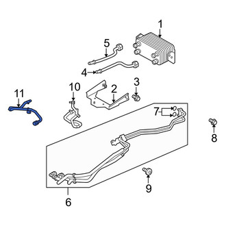 Land Rover OE - Automatic Transmission Oil Cooler Hose