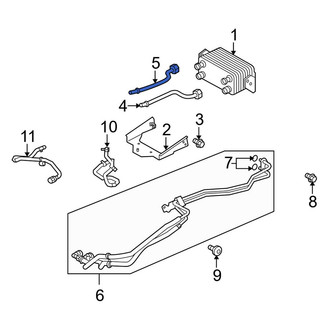 Land Rover OE - Automatic Transmission Oil Cooler Tube