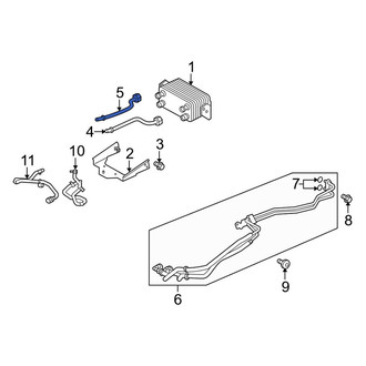 Land Rover OE - Automatic Transmission Oil Cooler Tube