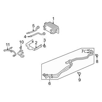 Land Rover OE - Cooling - Trans Oil Cooler (E Engine VIN Character)