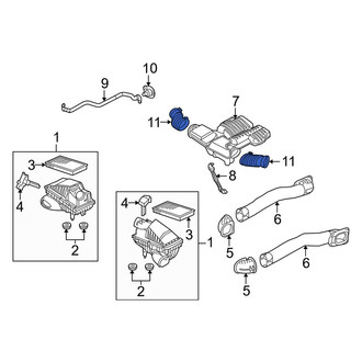 Land Rover OE - Right Engine Air Intake Hose