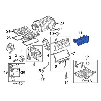 Land Rover OE - Left Engine Valve Cover