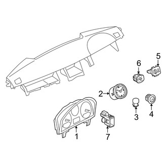 Land Rover OE - Instrument Panel - Cluster & Switches (D Engine VIN Character)