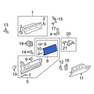 Land Rover OE - Front Glove Box Door